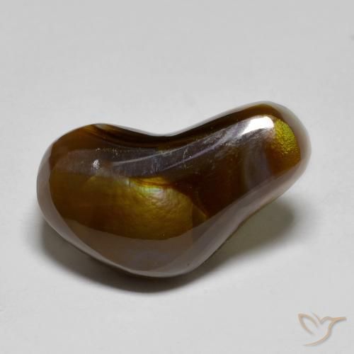 8.88ct Natural Multicolorido Ágata de fogo, Chique, Translúcido