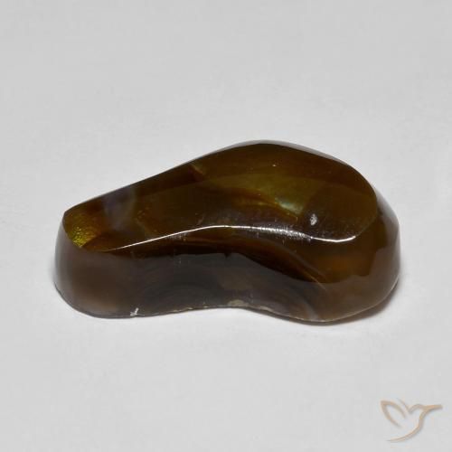 Ágata de fogo Multicolorido Natural 8.88ct, Chique, Translúcido