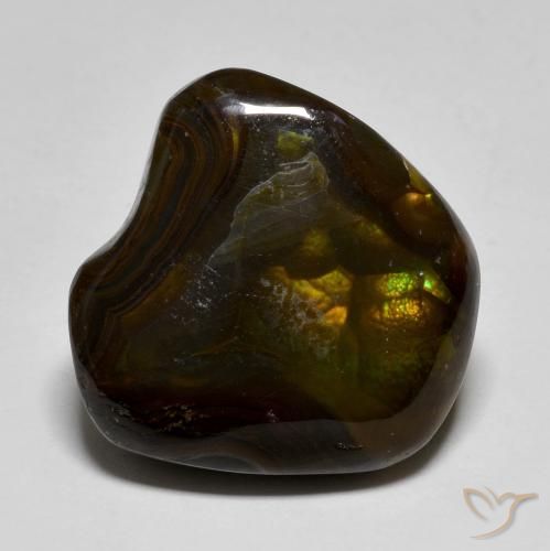15.40ct Natural Multicolorido Ágata de fogo, Chique, Translúcido