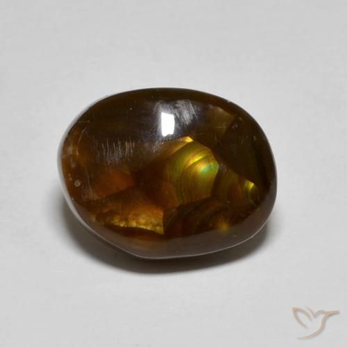 4.60ct Natural Multicolorido Ágata de fogo, Chique, Translúcido