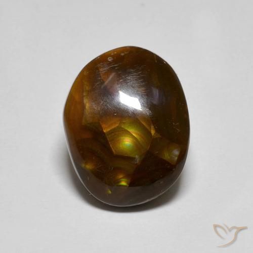 Ágata de fogo Multicolorido Natural 4.60ct, Chique, Translúcido