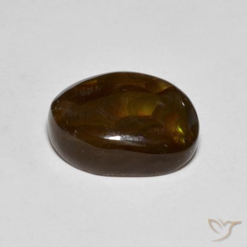 Ágata de fogo Multicolorido Natural 4.60ct, Chique, Translúcido