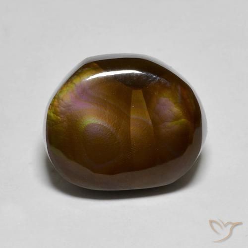 6.88ct Natural Multicolorido Ágata de fogo, Chique, Opaco