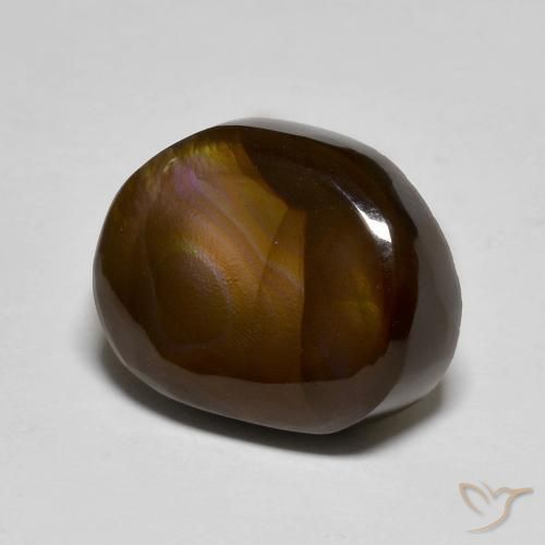 Ágata de fogo Multicolorido Natural 6.88ct, Chique, Opaco