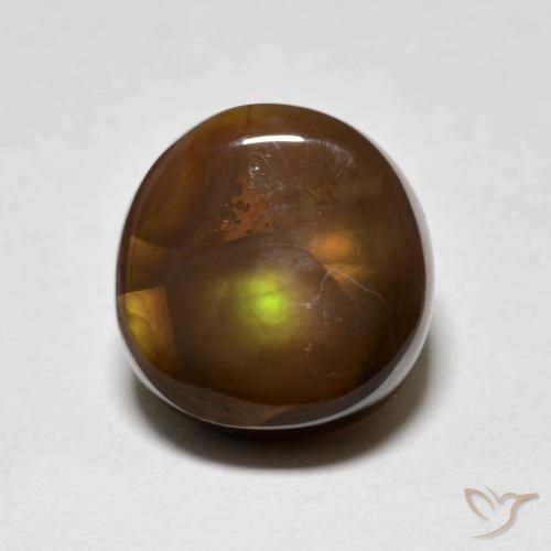 4.82ct Natural Multicolorido Ágata de fogo, Chique, Opaco