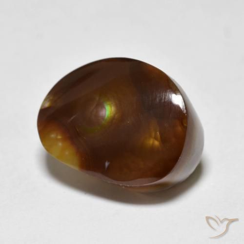 Ágata de fogo Multicolorido Natural 6.45ct, Chique, Opaco