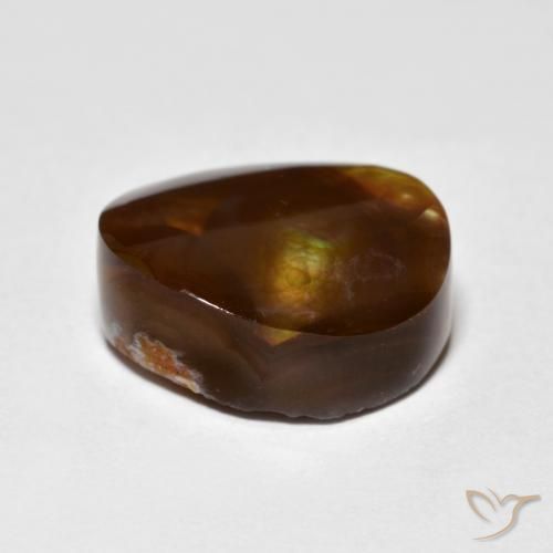 Ágata de fogo Multicolorido Natural 6.45ct, Chique, Opaco