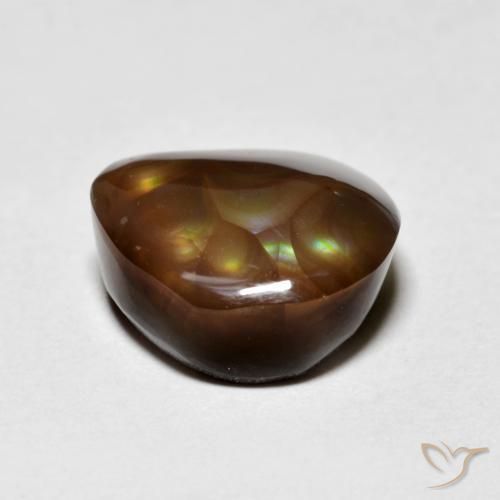 Ágata de fogo Multicolorido Natural 4.71ct, Chique, Opaco