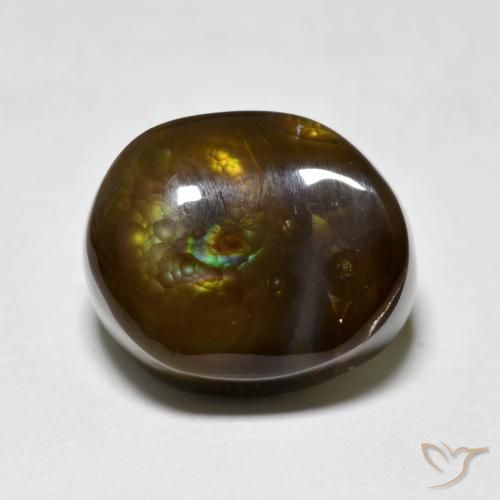 6.75ct Natural Multicolorido Ágata de fogo, Chique, Opaco