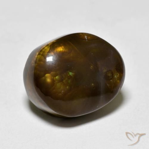 Ágata de fogo Multicolorido Natural 6.75ct, Chique, Opaco