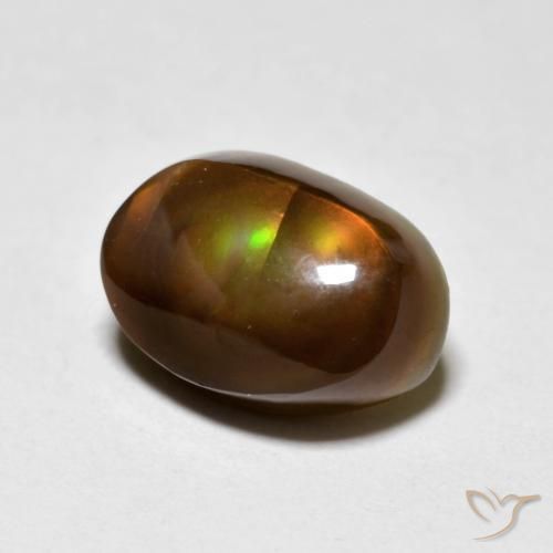 3.75ct Natural Multicolorido Ágata de fogo, Chique, Opaco