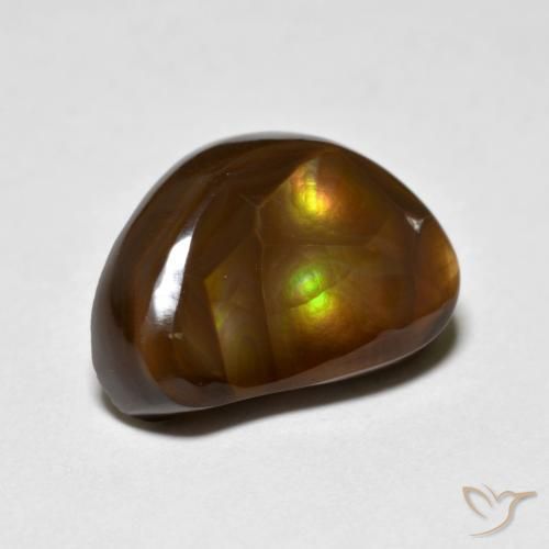 Ágata de fogo Multicolorido Natural 6.39ct, Chique, Opaco