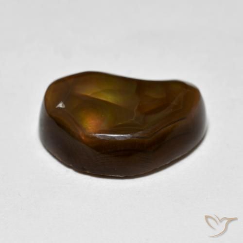Ágata de fogo Multicolorido Natural 6.39ct, Chique, Opaco