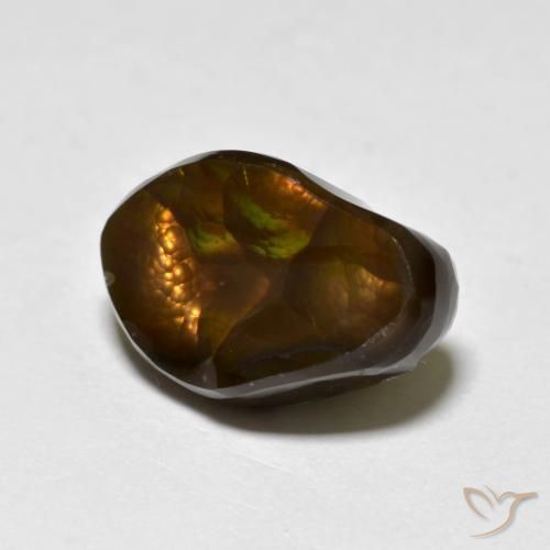 Ágata de fogo Multicolorido Natural 4.75ct, Chique, Opaco