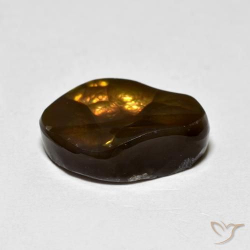 Ágata de fogo Multicolorido Natural 4.75ct, Chique, Opaco