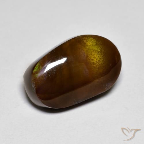 Ágata de fogo Multicolorido Natural 5.66ct, Chique, Opaco