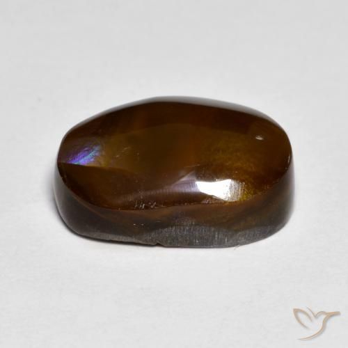 Ágata de fogo Multicolorido Natural 5.66ct, Chique, Opaco