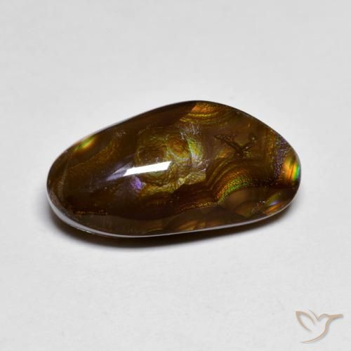 5.83ct Natural Multicolorido Ágata de fogo, Chique, Opaco