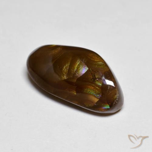 Ágata de fogo Multicolorido Natural 5.83ct, Chique, Opaco