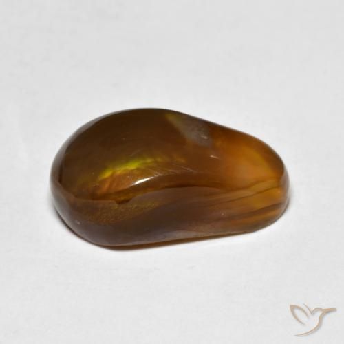 Ágata de fogo Multicolorido Natural 6.51ct, Chique, Translúcido