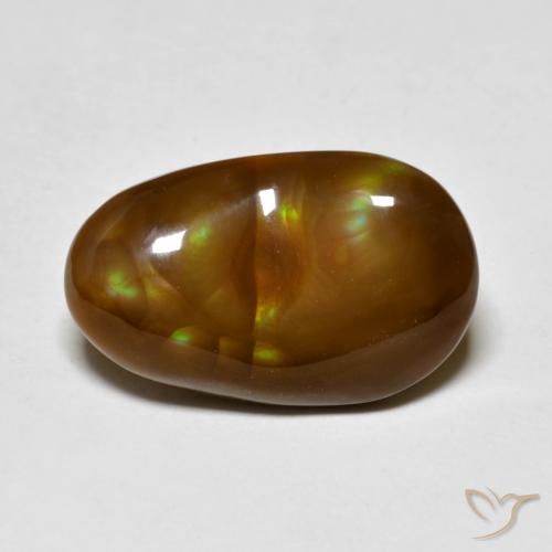 5.46ct Natural Multicolorido Ágata de fogo, Chique, Opaco