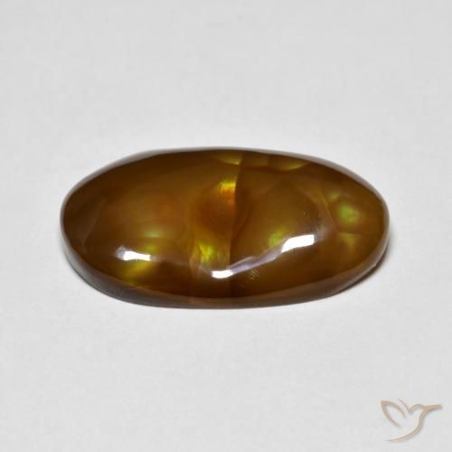 Ágata de fogo Multicolorido Natural 5.46ct, Chique, Opaco