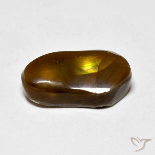 Ágata de fogo Multicolorido Natural 4.96ct, Chique, Opaco