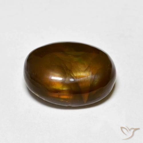 Ágata de fogo Multicolorido Natural 5.26ct, Chique, Opaco