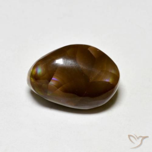 4.47ct Natural Multicolorido Ágata de fogo, Chique, Opaco
