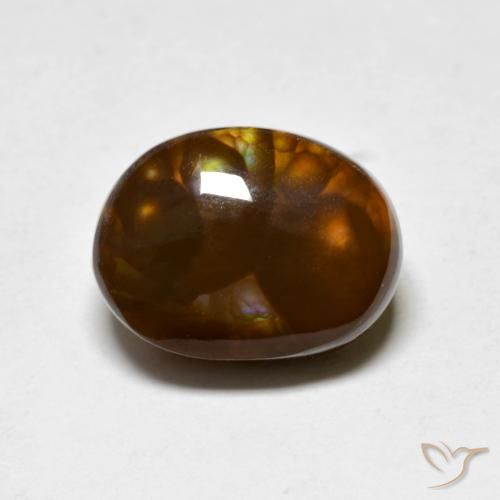 Ágata de fogo Multicolorido Natural 5.02ct, Chique, Opaco