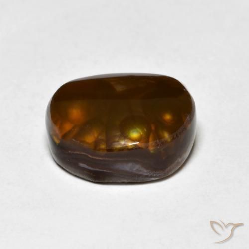 Ágata de fogo Multicolorido Natural 5.02ct, Chique, Opaco