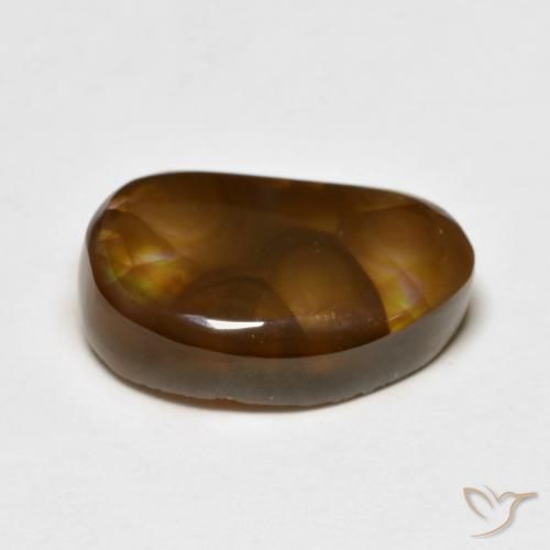 Ágata de fogo Multicolorido Natural 7.33ct, Chique, Opaco