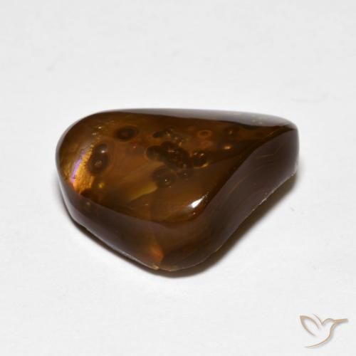 Ágata de fogo Multicolorido Natural 5.65ct, Chique, Opaco
