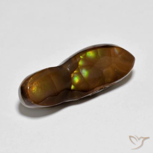 Ágata de fogo Multicolorido Natural 6.34ct, Chique, Opaco