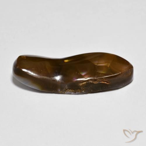 Ágata de fogo Multicolorido Natural 6.34ct, Chique, Opaco