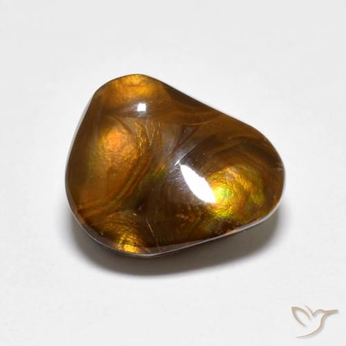5.03ct Natural Multicolorido Ágata de fogo, Chique, Opaco
