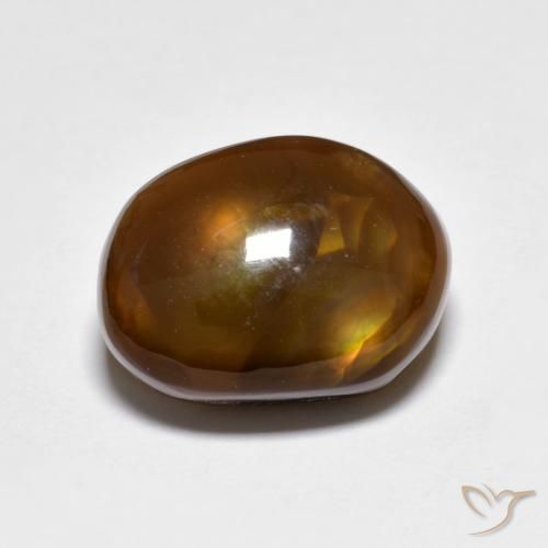 Ágata de fogo Multicolorido Natural 4.79ct, Chique, Translúcido