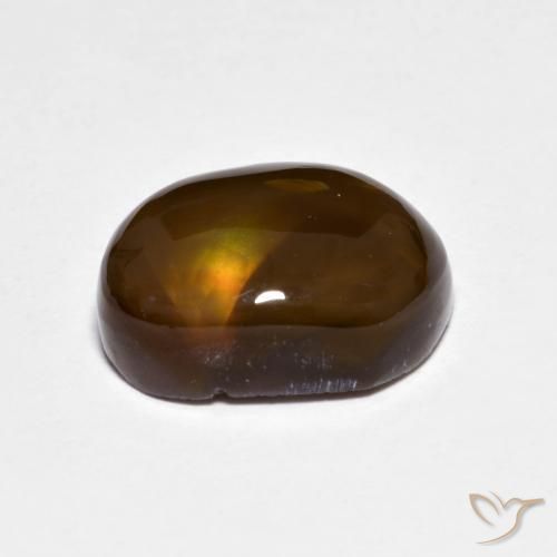 Ágata de fogo Multicolorido Natural 4.79ct, Chique, Translúcido