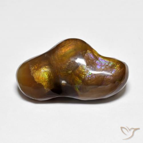 8.88ct Natural Multicolorido Ágata de fogo, Chique, Opaco