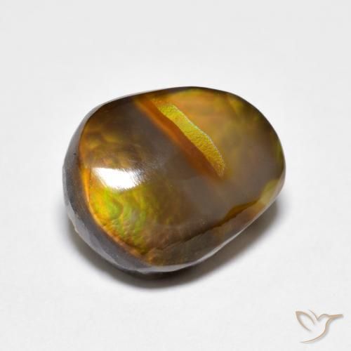 Ágata de fogo Multicolorido Natural 5.37ct, Chique, Opaco