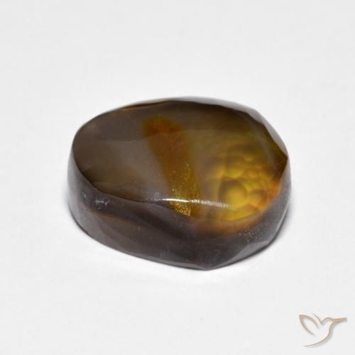 Ágata de fogo Multicolorido Natural 5.37ct, Chique, Opaco