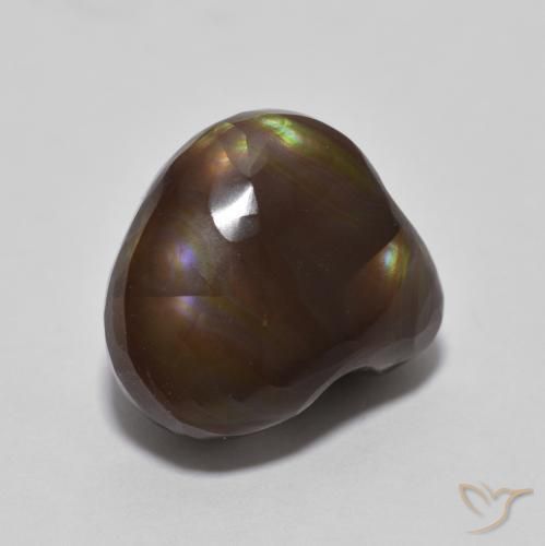 Ágata de fogo Multicolorido Natural 5.36ct, Chique, Opaco