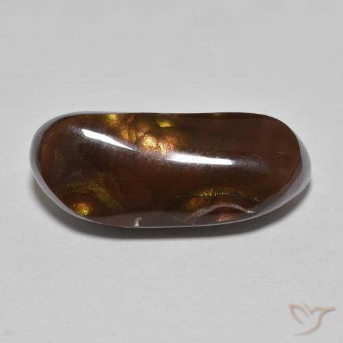 8.67ct Natural Multicolorido Ágata de fogo, Chique, Opaco
