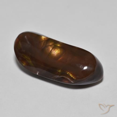 Ágata de fogo Multicolorido Natural 8.67ct, Chique, Opaco