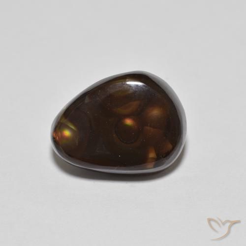 4.95ct Natural Multicolorido Ágata de fogo, Chique, Opaco
