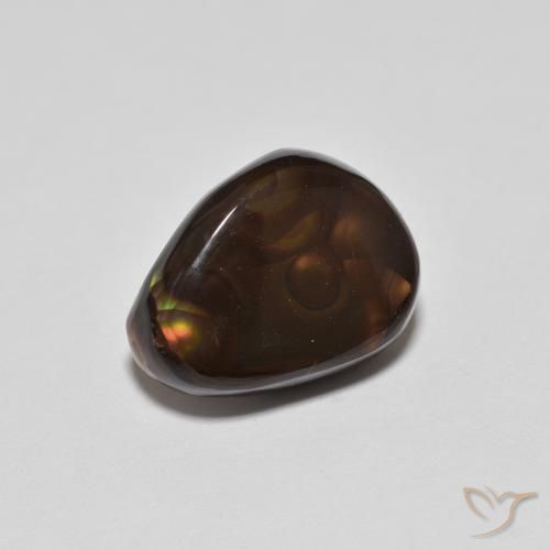 Ágata de fogo Multicolorido Natural 4.95ct, Chique, Opaco