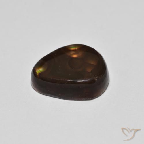 Ágata de fogo Multicolorido Natural 4.95ct, Chique, Opaco