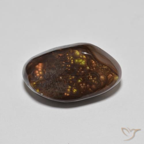 8.77ct Natural Multicolorido Ágata de fogo, Chique, Opaco