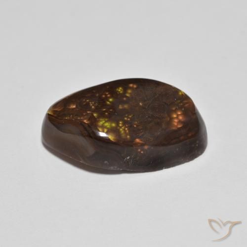 Ágata de fogo Multicolorido Natural 8.77ct, Chique, Opaco