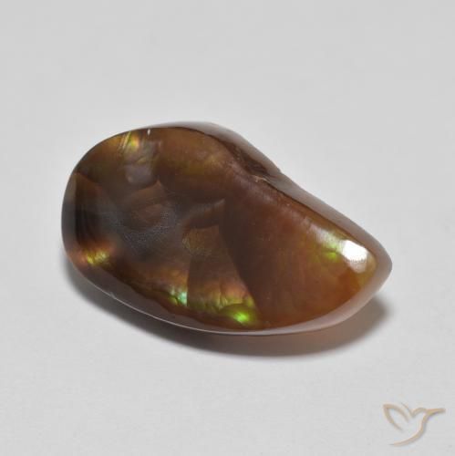 Ágata de fogo Multicolorido Natural 6.04ct, Chique, Translúcido